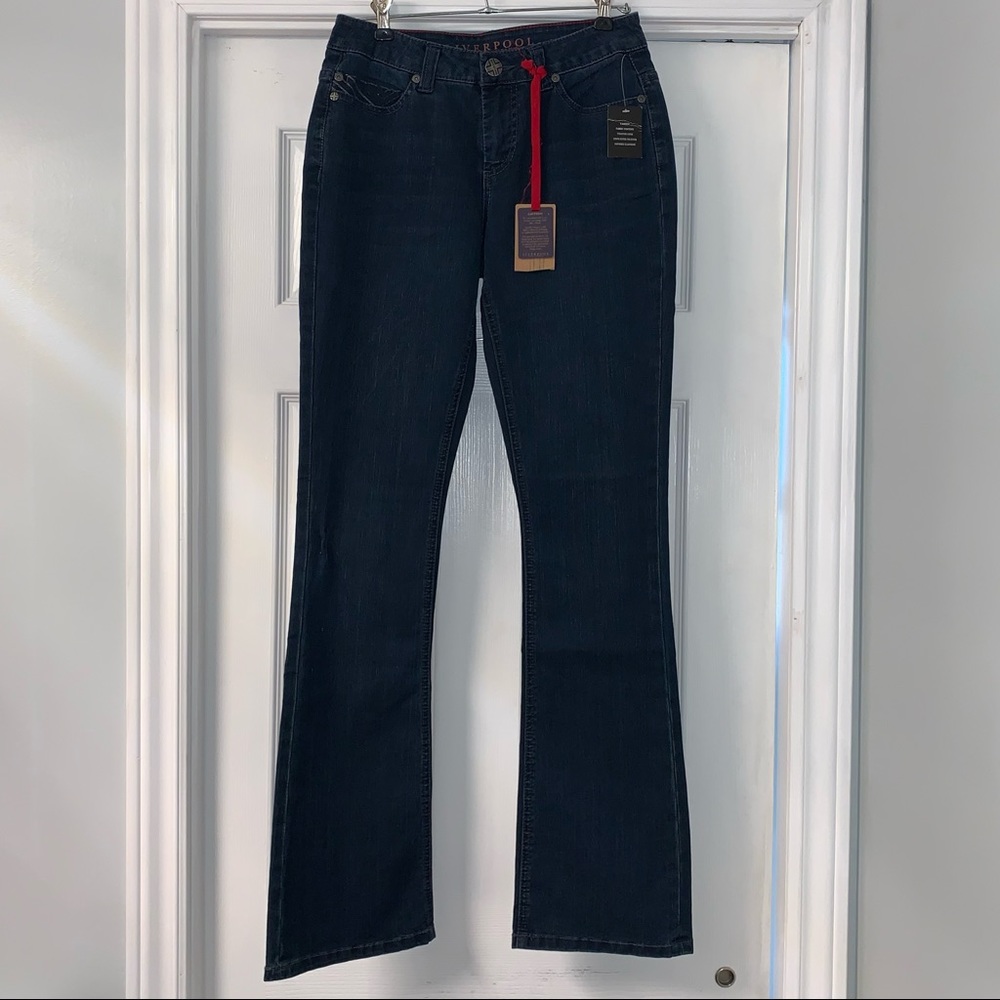 LIVERPOOL JEANS COMPANY NWT LUCY’S BOOTCUT denim JEANS mid rise SIZE 2 Nordstrom